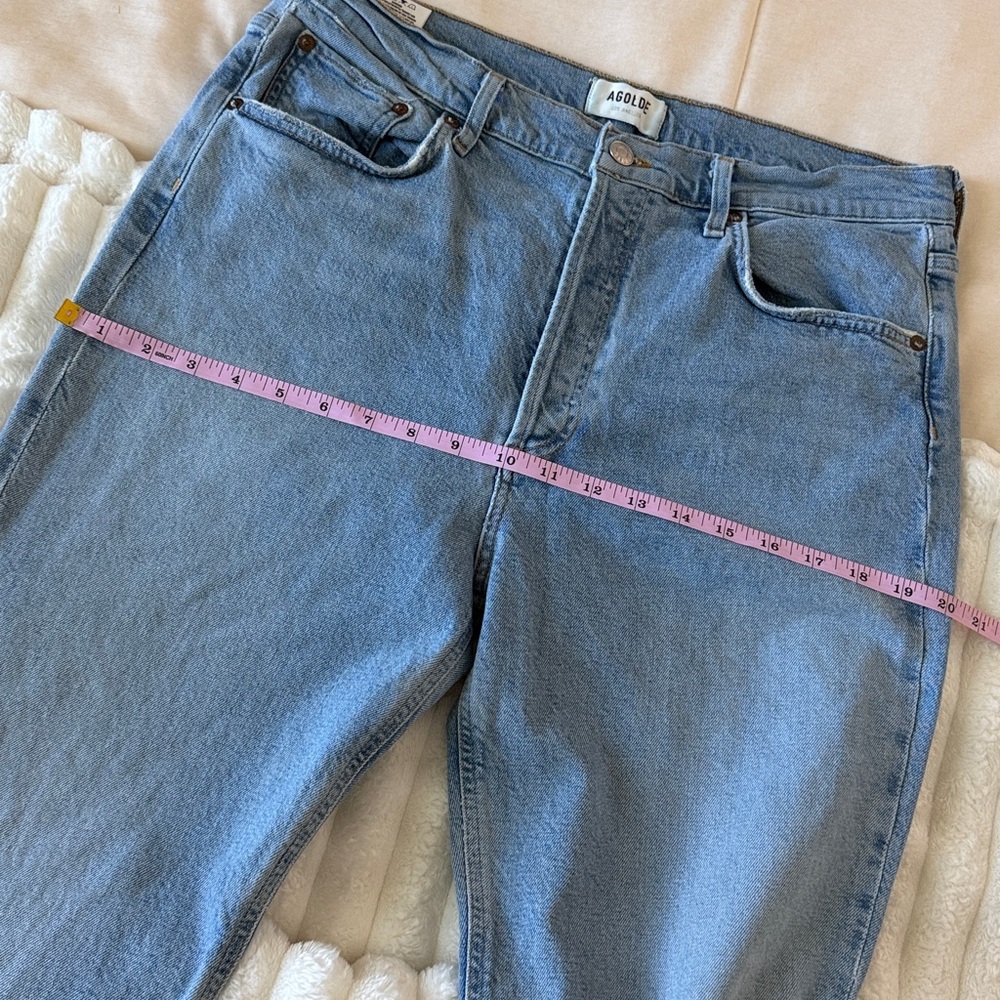 Agolde High Rise Riley Straight Jeans - Picture 6 of 16